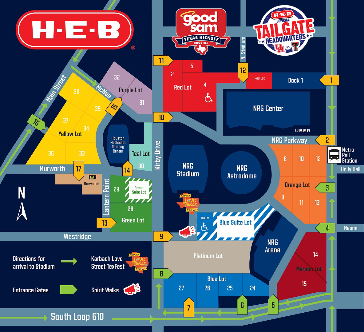 Stadium Info Texas Kickoff